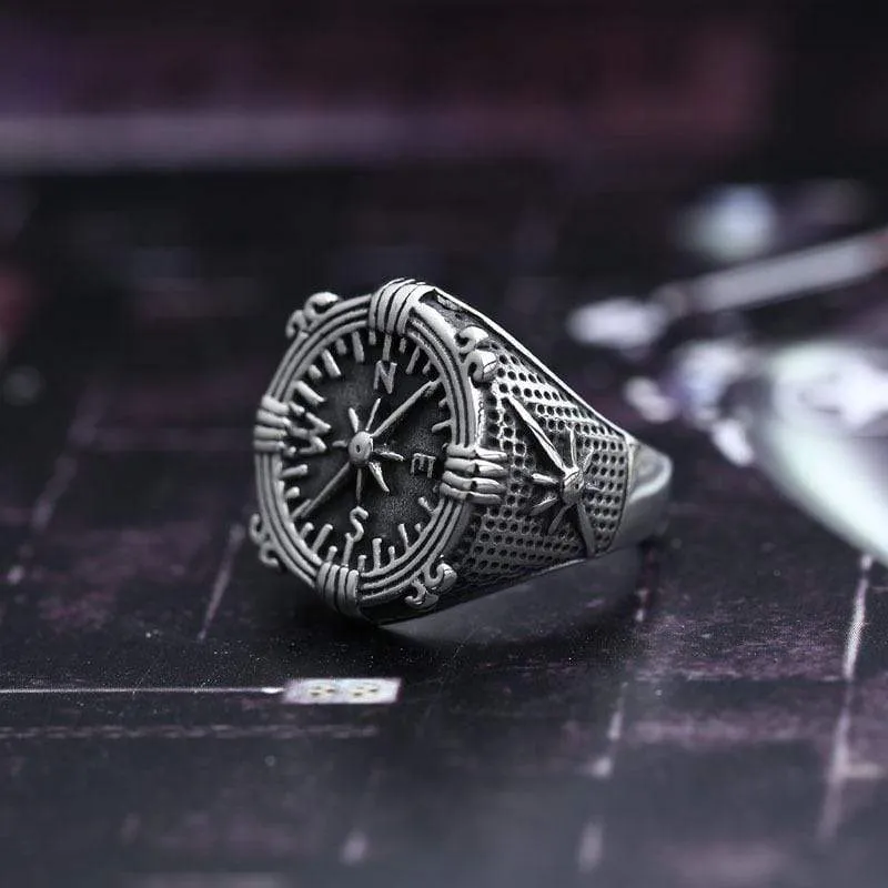 Punk-Kompassring für Herren