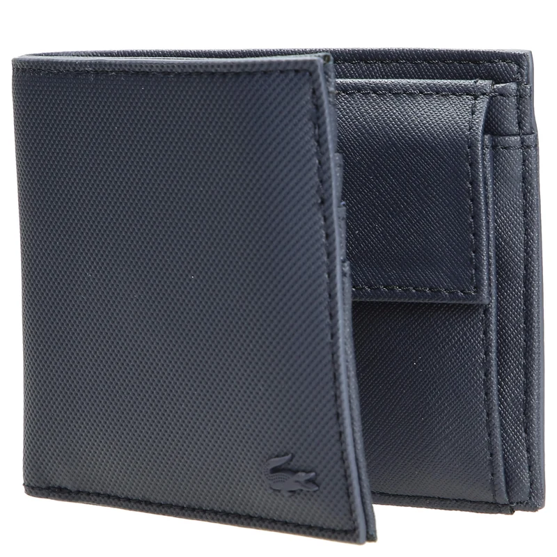 Lacoste Men's Classic - Cartera M 3cc 11.5 cm RFID (marine)