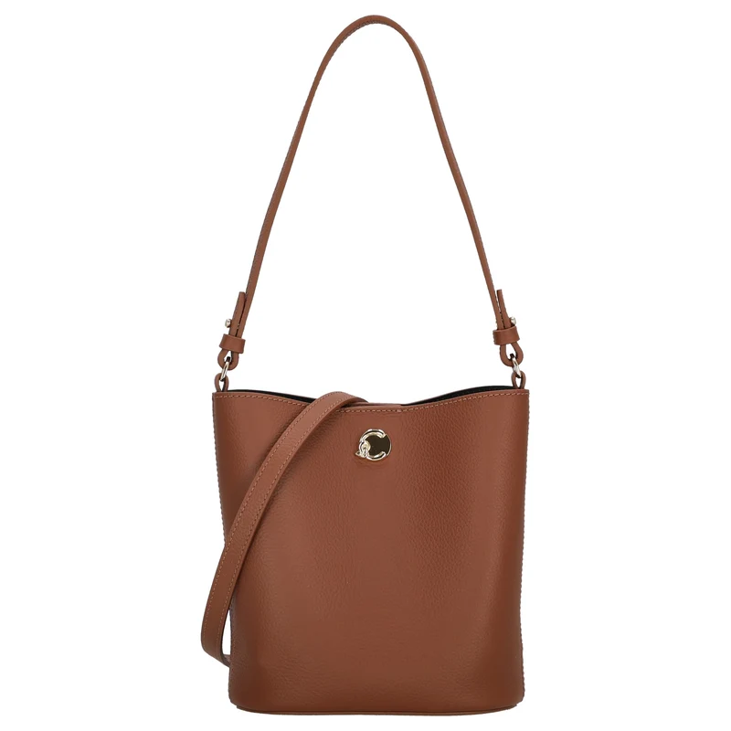 Coccinelle Nikla - Bolso de hombro 20 cm (cognac/noir)