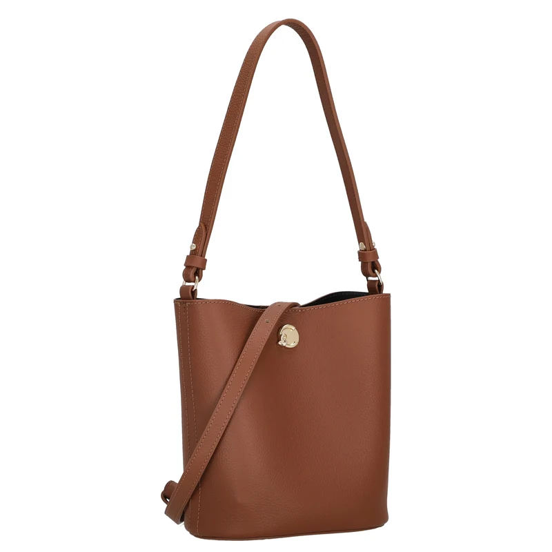 Coccinelle Nikla - Bolso de hombro 20 cm (cognac/noir)
