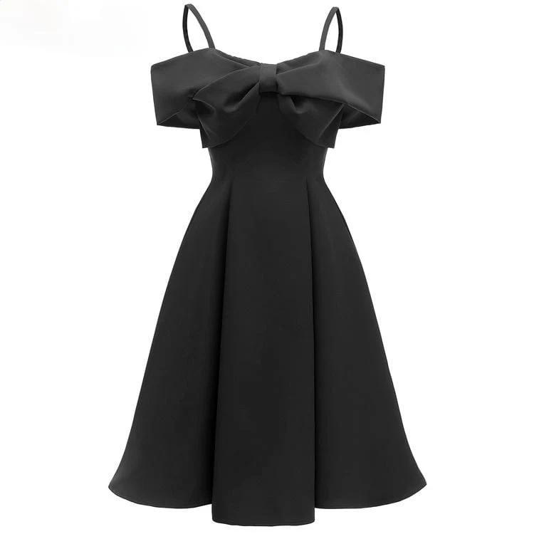 Damen Bowknot Slip Kleider Brautjungfernkleider