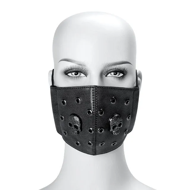 Steampunk Totenkopfmaske mit Ausschnitten