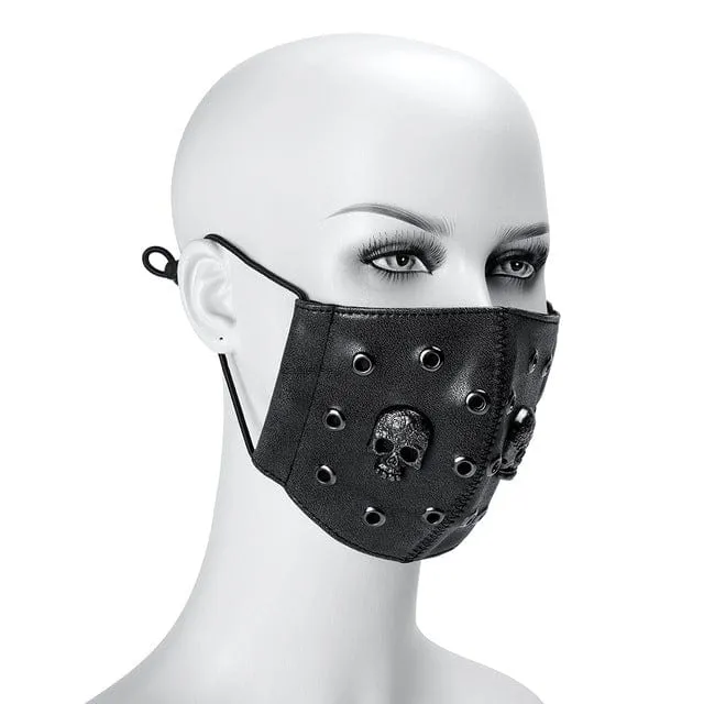Steampunk Totenkopfmaske mit Ausschnitten