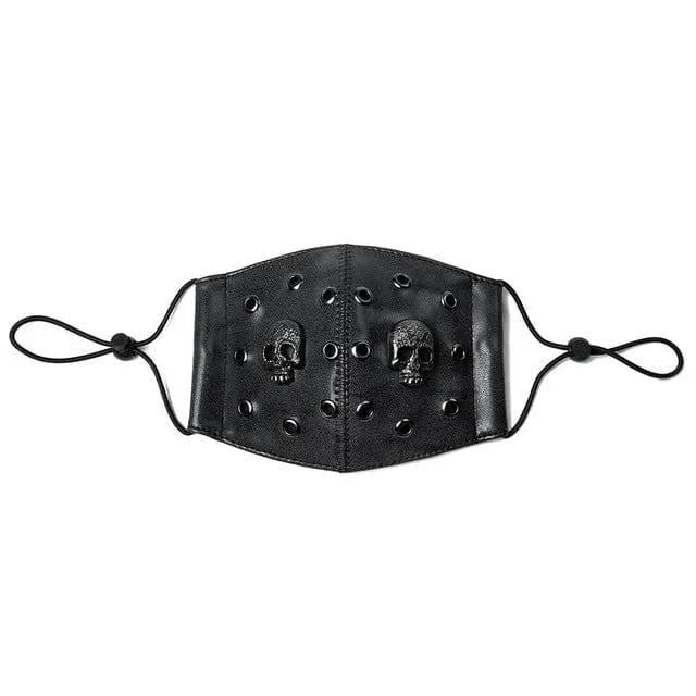 Steampunk Totenkopfmaske mit Ausschnitten