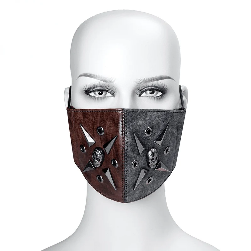Steampunk-Nieten-Schädel-Maske