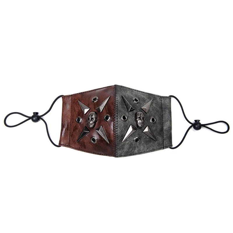 Steampunk-Nieten-Schädel-Maske