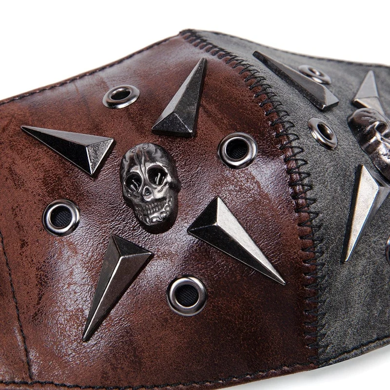 Steampunk-Nieten-Schädel-Maske