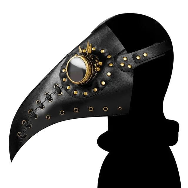 Steampunk Stitch Rivets Schnabelmaske
