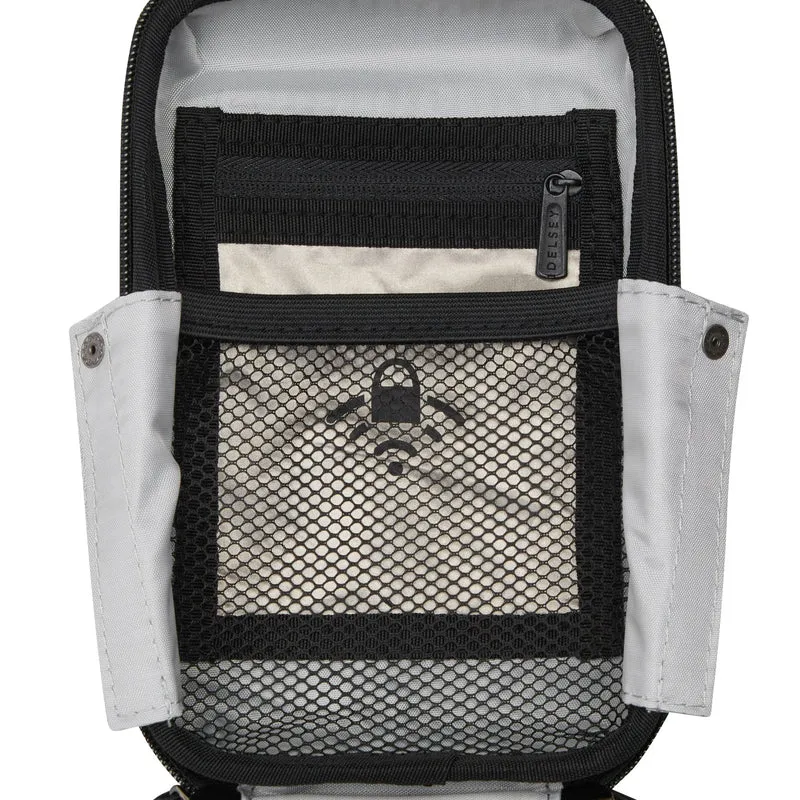Delsey Paris Shadow 5.0 - Bolso bandolera 20 cm expandible (schwarz)