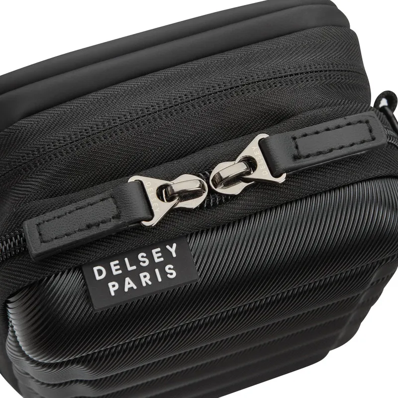 Delsey Paris Shadow 5.0 - Bolso bandolera 20 cm expandible (schwarz)