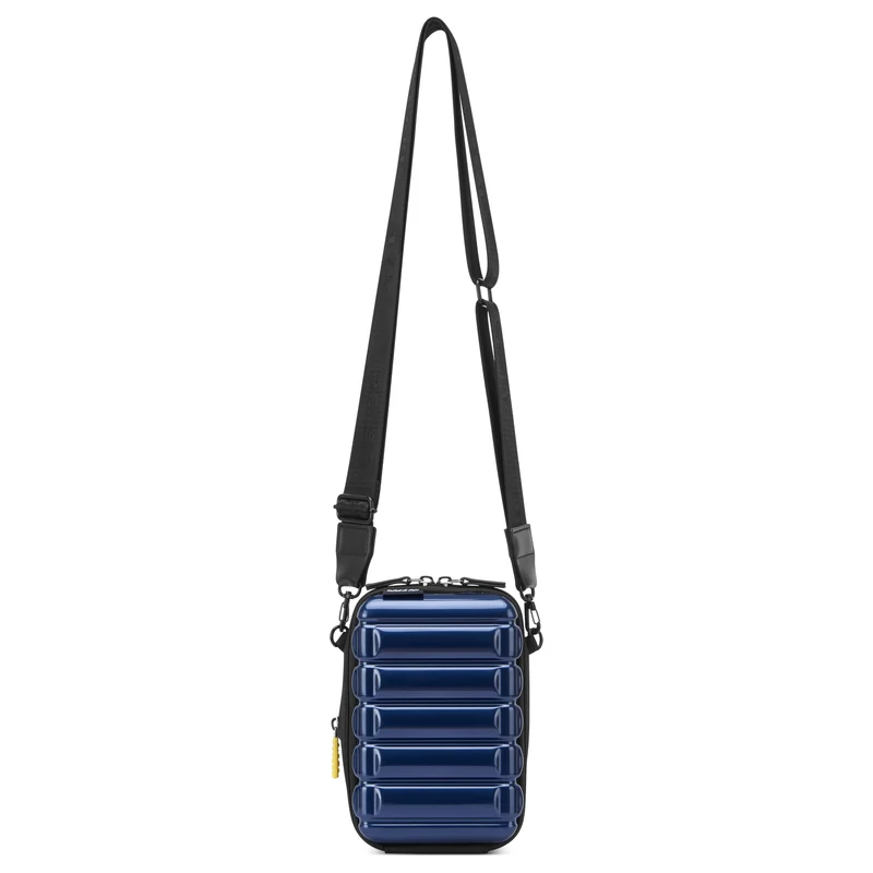 Delsey Paris Shadow 5.0 - Bolso bandolera 20 cm expandible (marineblau)