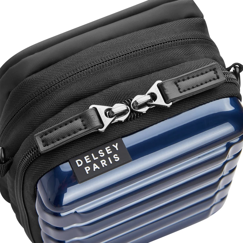 Delsey Paris Shadow 5.0 - Bolso bandolera 20 cm expandible (marineblau)