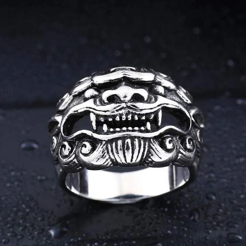 Herren Punk Lucky Kylin Ringe