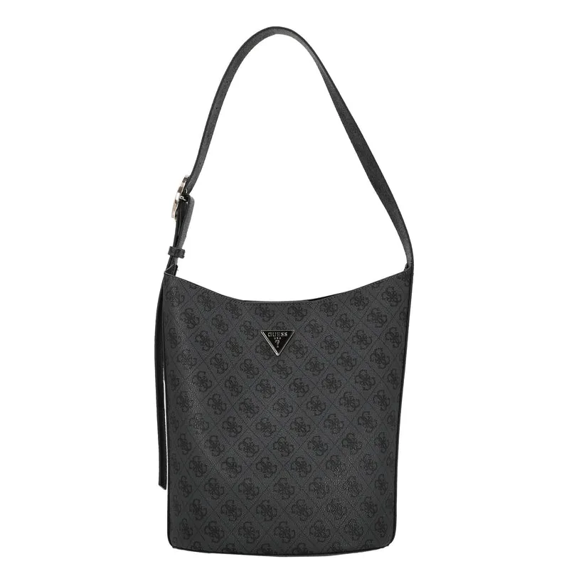 Guess Meridian ll - Bolso de hombro 28 cm (coal logo)