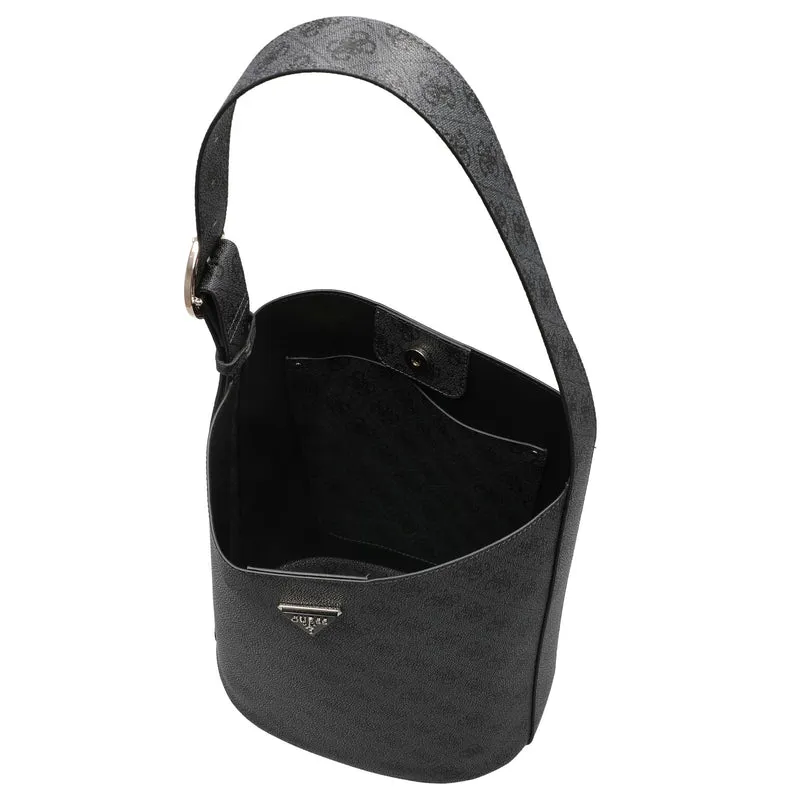 Guess Meridian ll - Bolso de hombro 28 cm (coal logo)