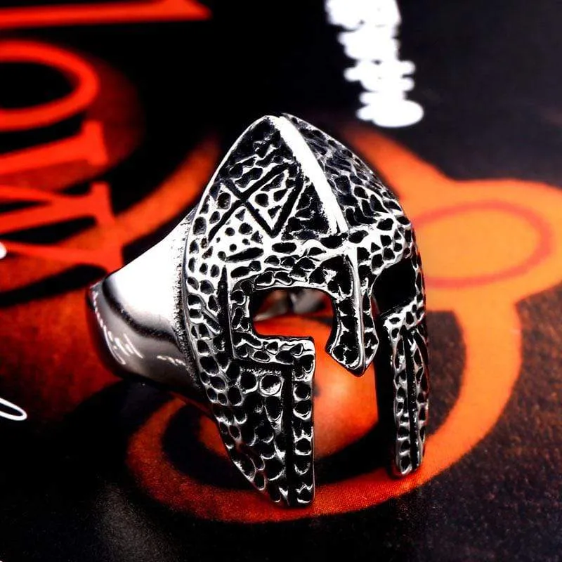 Punk-Schädel-Maskenring für Herren