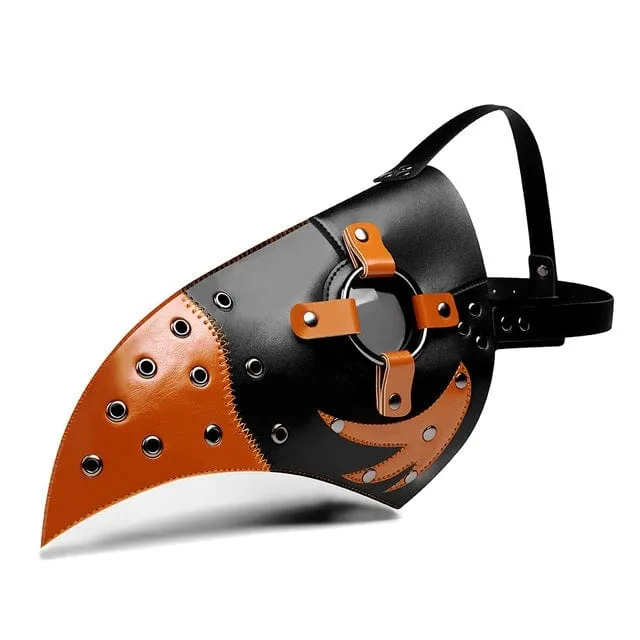 Steampunk Doppelfarbige Hakenschnabelmaske