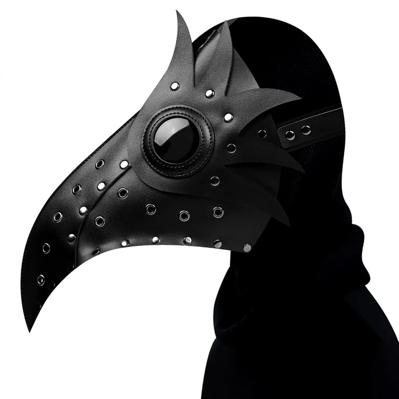 Steampunk Ausgeschnittene Flügelschnabelmaske