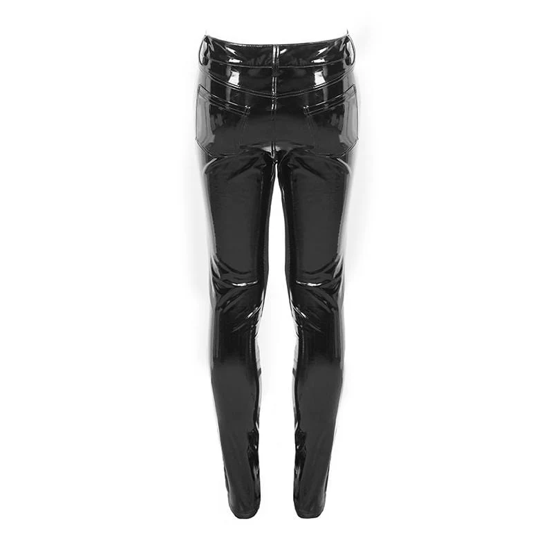 Sexy PU Skinny Pants für Herren