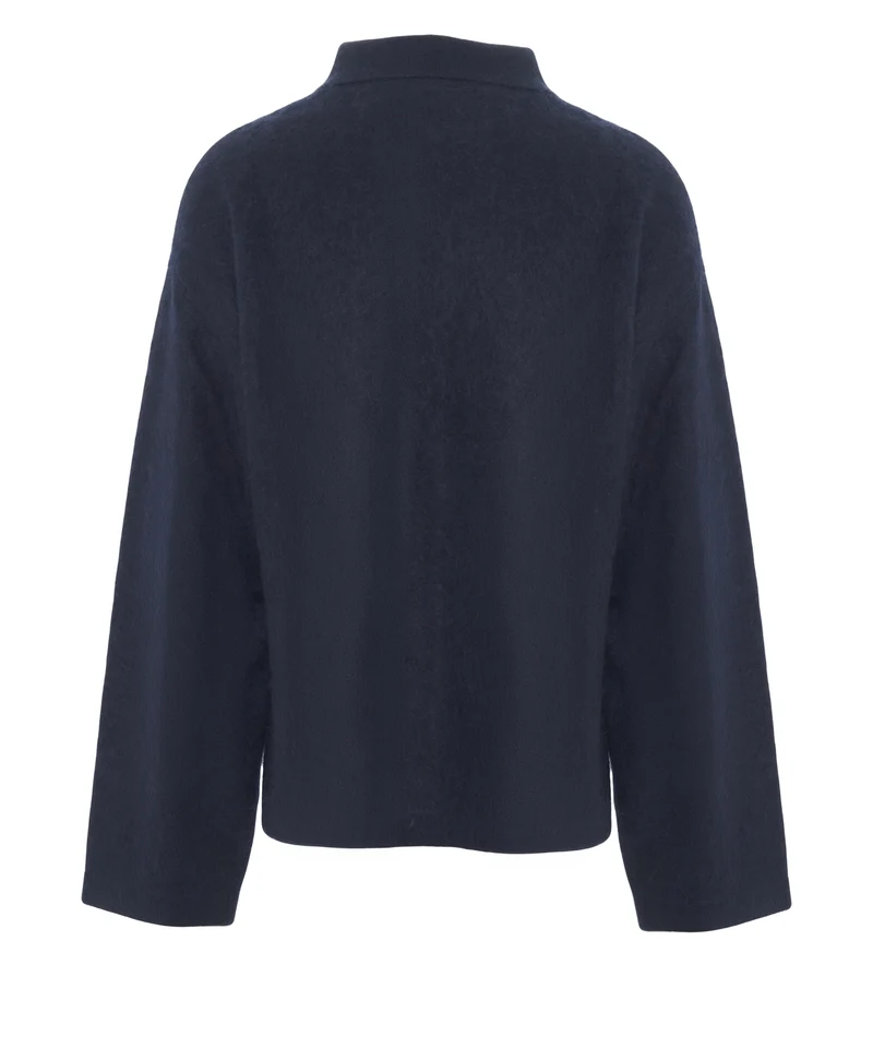 Cardigan in cashmere 'Brushed'