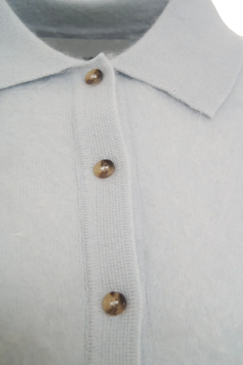 Cardigan in cashmere 'Brushed'