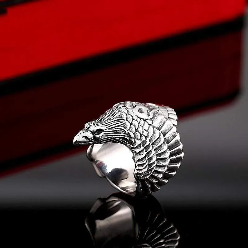 Herren Punk Corvus Corax Ringe