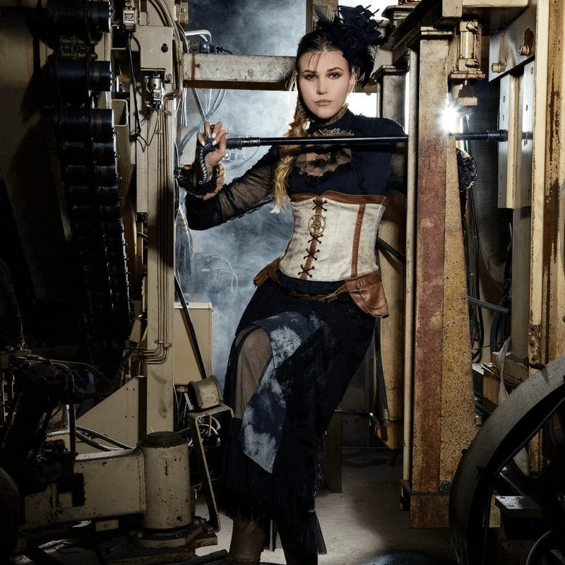 Steampunk Rüschenhemd