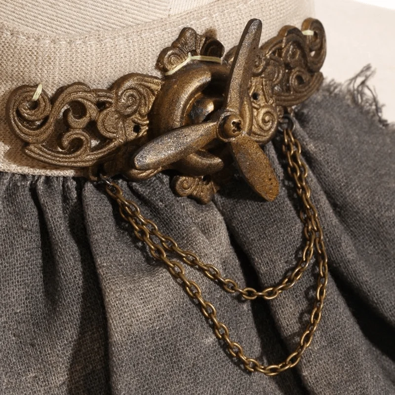Steampunk Flugzeug Rotor Jabot
