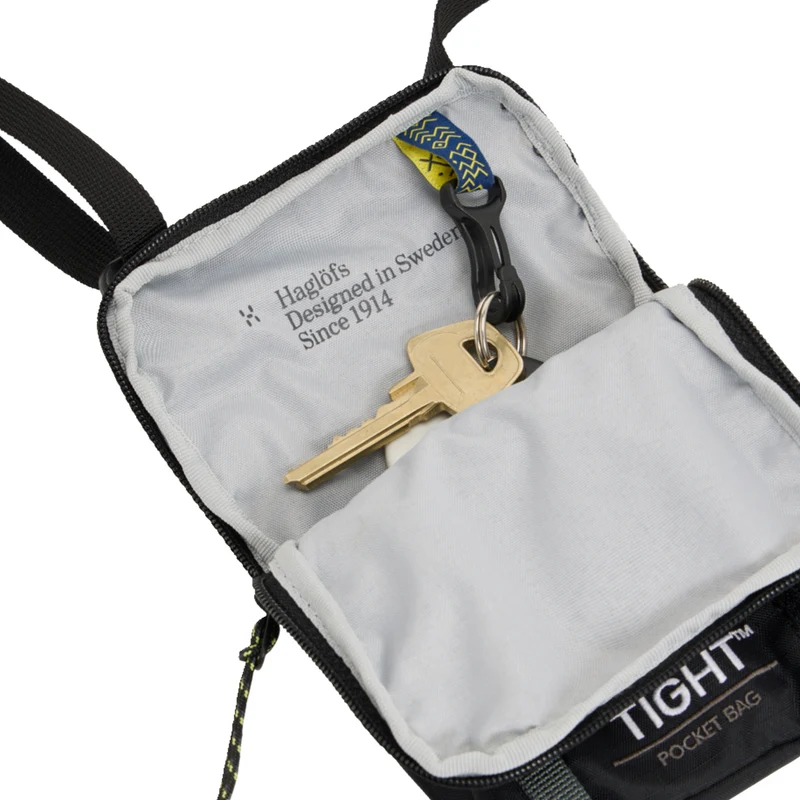 Haglöfs Tight Pocket Bag - Bolso bandolera 16.5 cm (true black/magnetite)