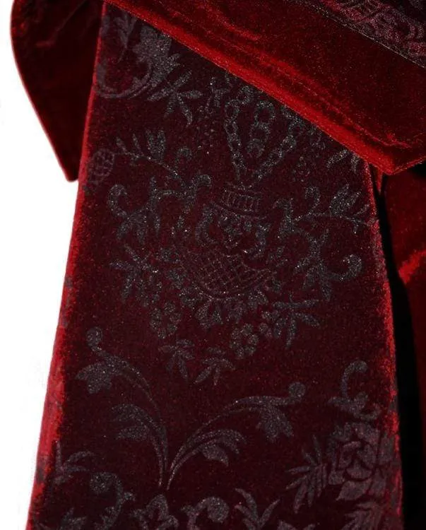 Herren Goth Stehkragen Front Zip Long Jacket