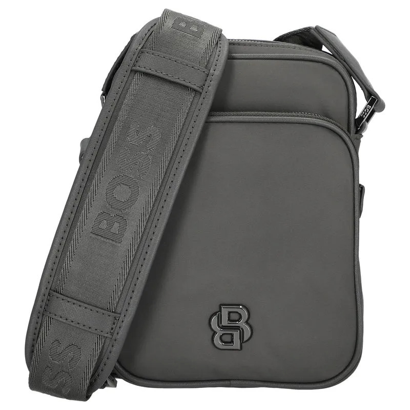 BOSS B Icon NS - Bolso bandolera 20.5 cm (medium grey)