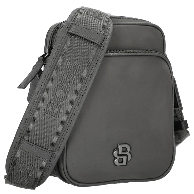 BOSS B Icon NS - Bolso bandolera 20.5 cm (medium grey)