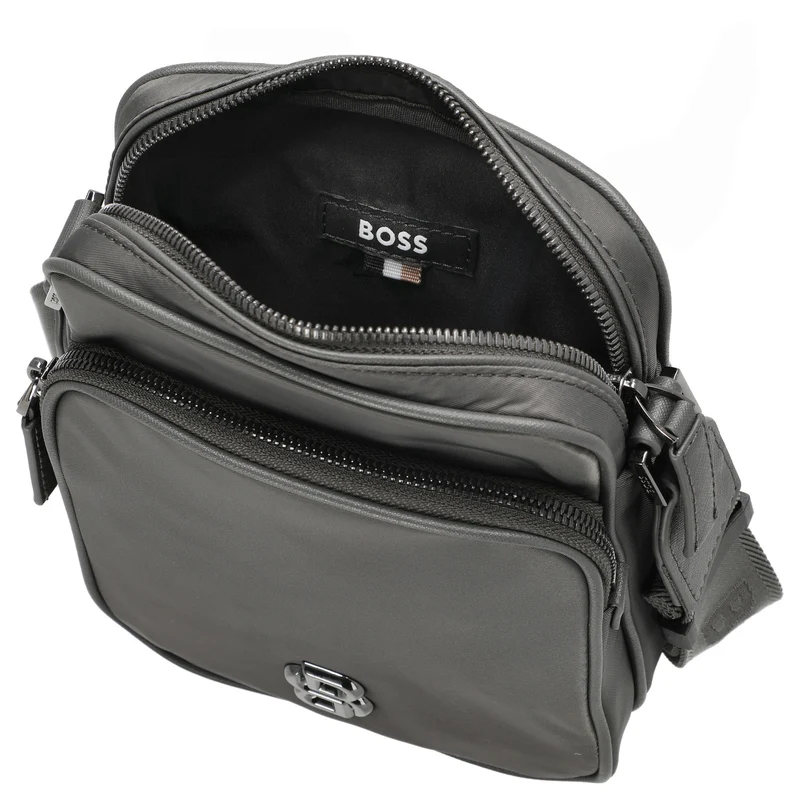 BOSS B Icon NS - Bolso bandolera 20.5 cm (medium grey)