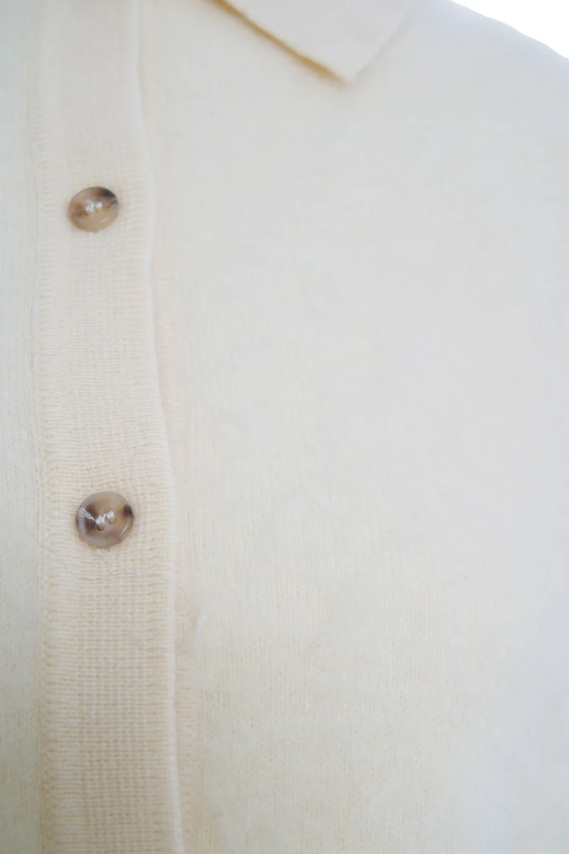 Cardigan in cashmere 'Brushed'