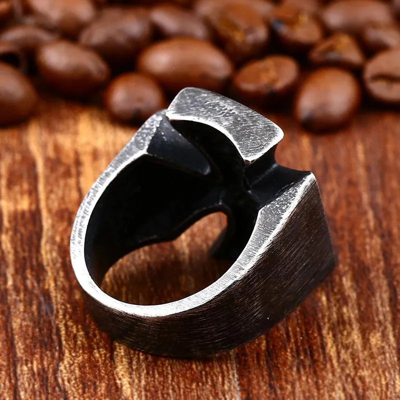 Punk Cross Rings für Herren