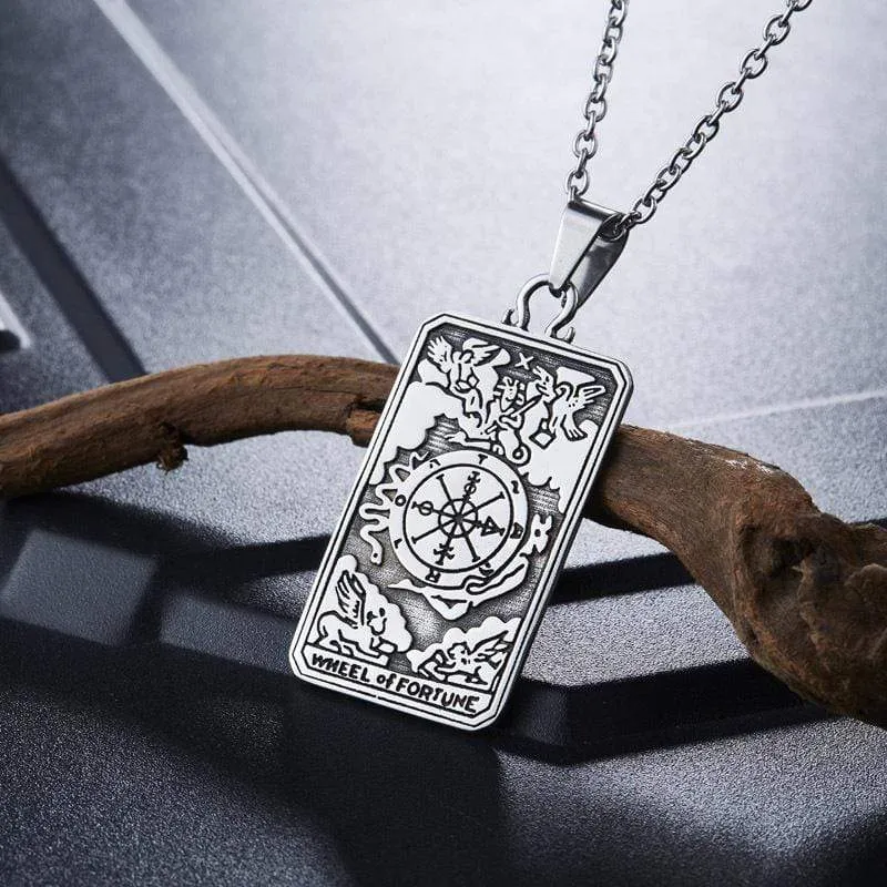 Punk-Tarot-Halsketten für Herren