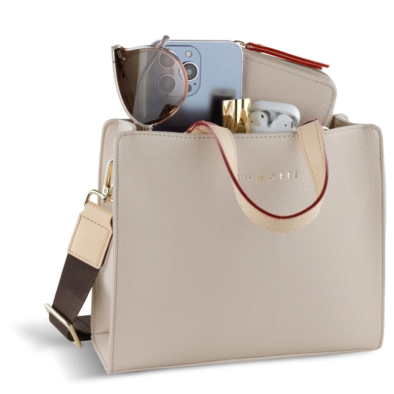 bugatti Ella - Bolso de mano Mini 23 cm (beige)