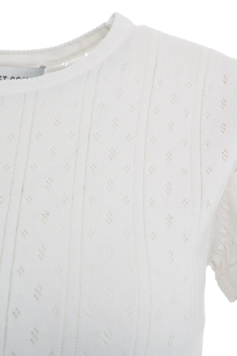 T-shirt 'Pointelle'