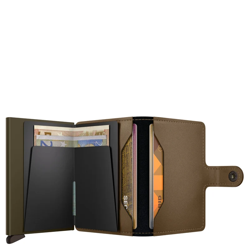 Secrid Miniwallet Matte Satin - Cartera 6cc 10.2 cm (bronze)