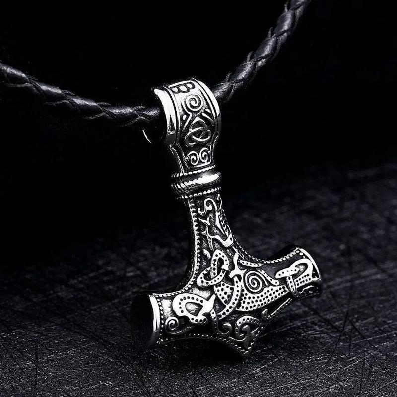 Herren Punk Rirate Symbol Halsketten
