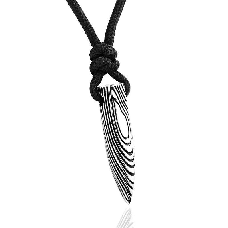 Herren Punk Bullet Halsketten