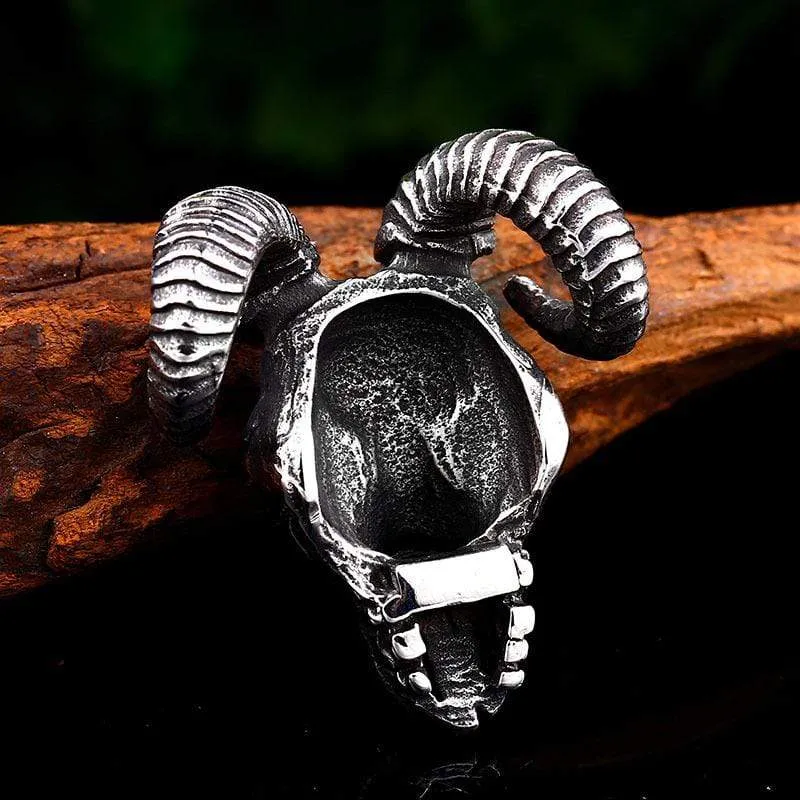 Herren Punk Sheepshead Halsketten