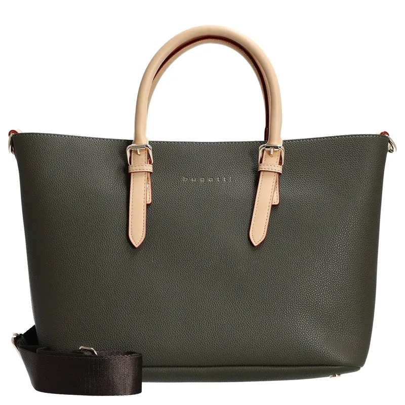bugatti Ella - Bolso shopper M 33 cm (olive)