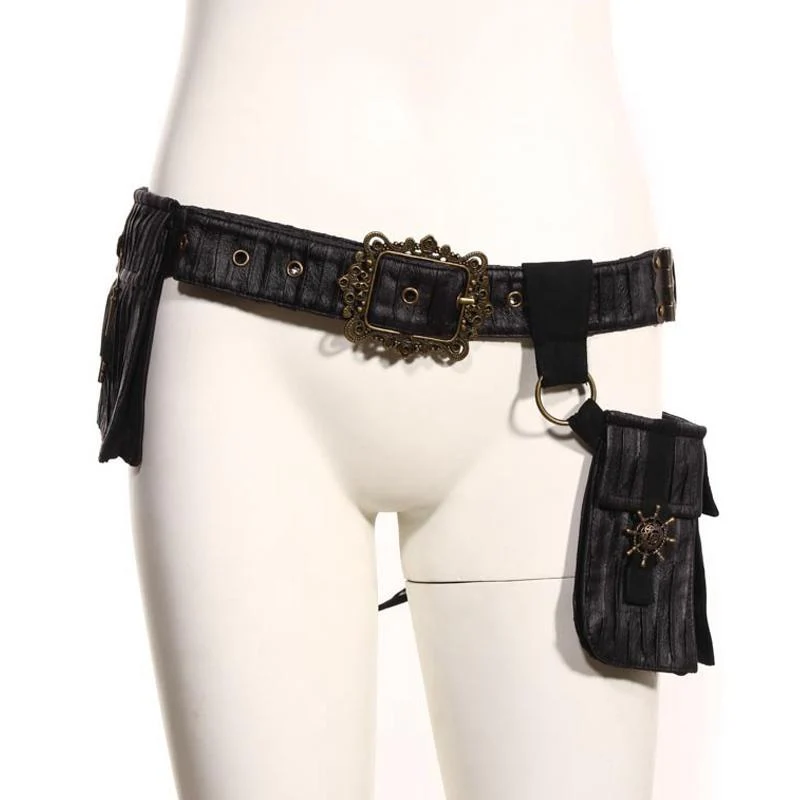 Goth Hüftgurt mit Tasche
