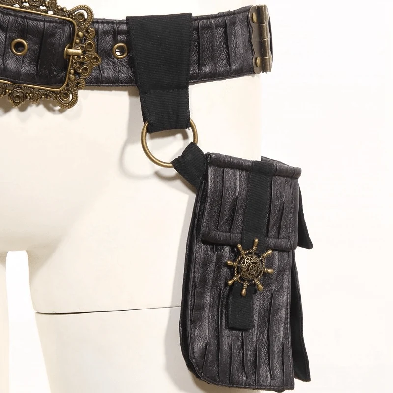 Goth Hüftgurt mit Tasche