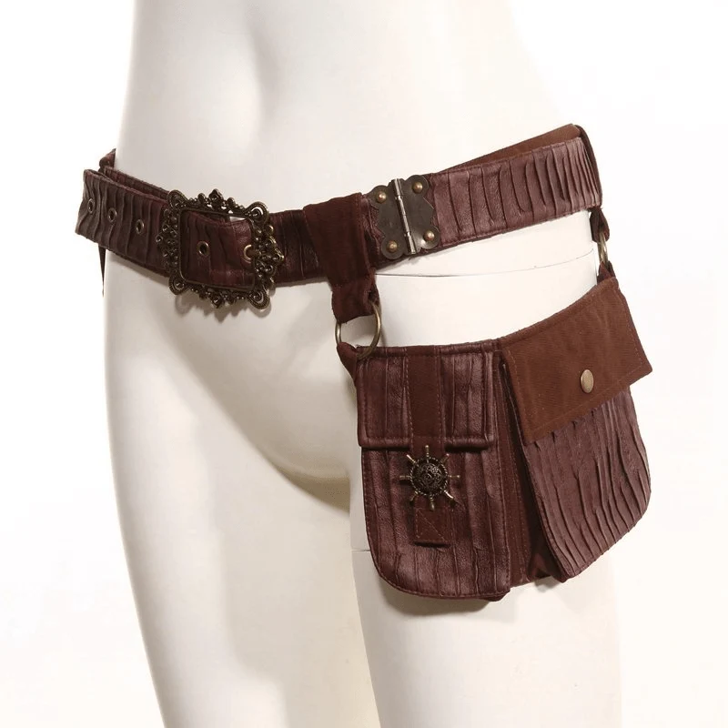 Goth Hüftgurt mit Tasche