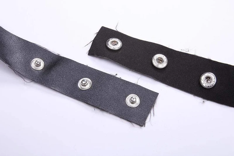 Damenhalfter Schnalle Kunstleder Korsett mit G-String