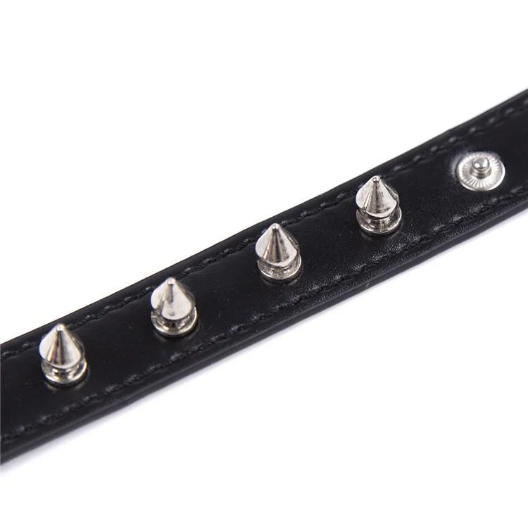 Damen Punk O-Ring Choker mit Niet