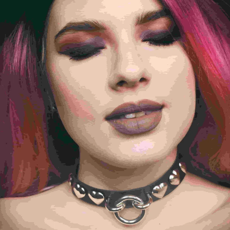 Frauen Punk Herz Rivet Choker