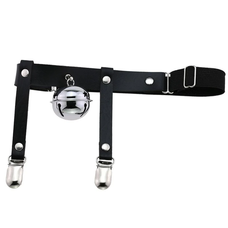 Damen Gothic Kunstleder Bein Geschirre